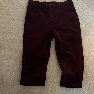 Dark Burgundy corduroy Pants